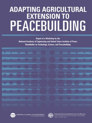 cover image of Adapting Agricultural Extension to Peacebuilding